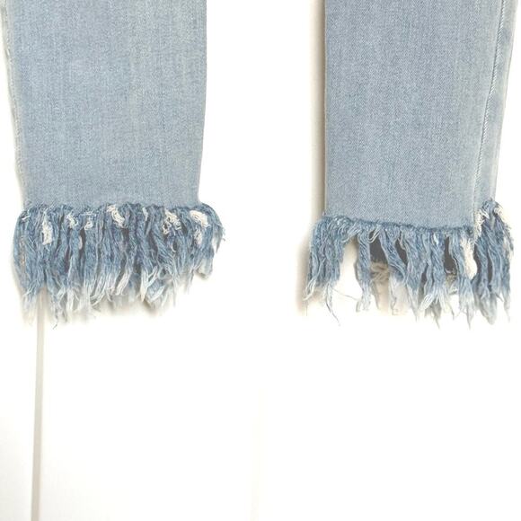 NWOT Free People Great Heights Frayed Skinny Jeans Women’s Size 26 - Picture 9 of 12